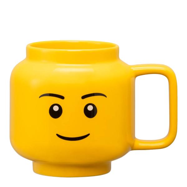 LEGO® Krus 55 cl nøytralt fjes gul