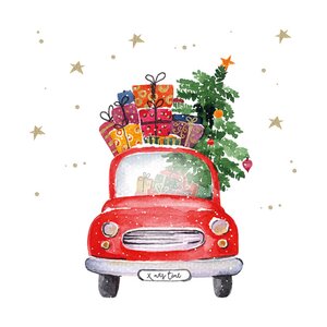 Ambiente Serviett 33x33 cm 20 stk Gifts Truck