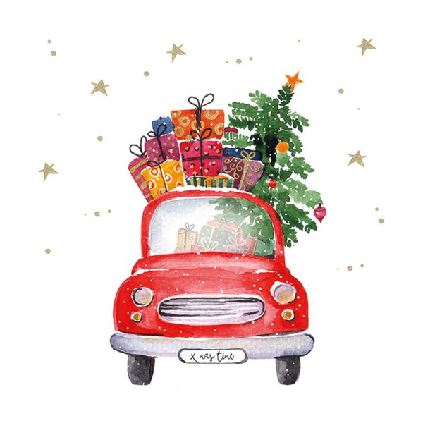 Ambiente Serviett 33x33 cm 20 stk Gifts Truck