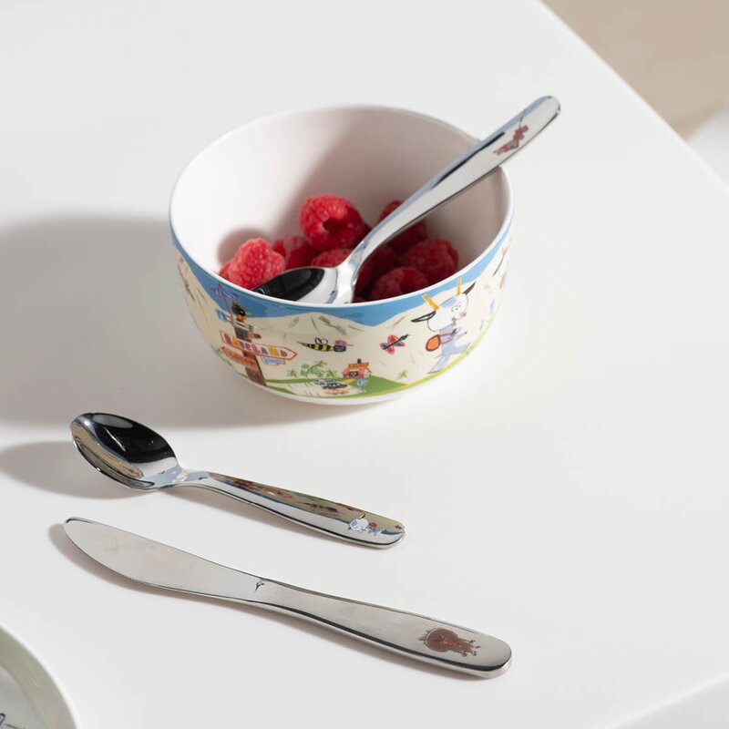 Modern House Bukkene Bruse barnebestikk 4 deler multi