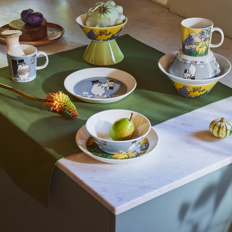 MoominArabia Mummi asjett 19 cm Mummipappa grå