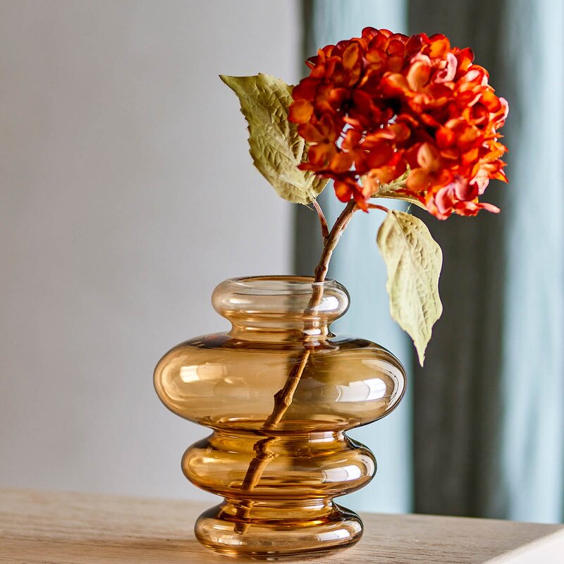 Bloomingville Kayn vase 19,5 cm gul