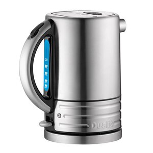Dualit Architect vannkoker 1,5L børstet stål/svart