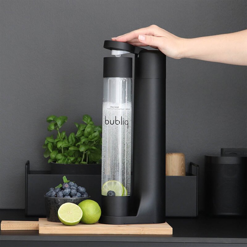 Bubliq Drink kullsyremaskin matt svart