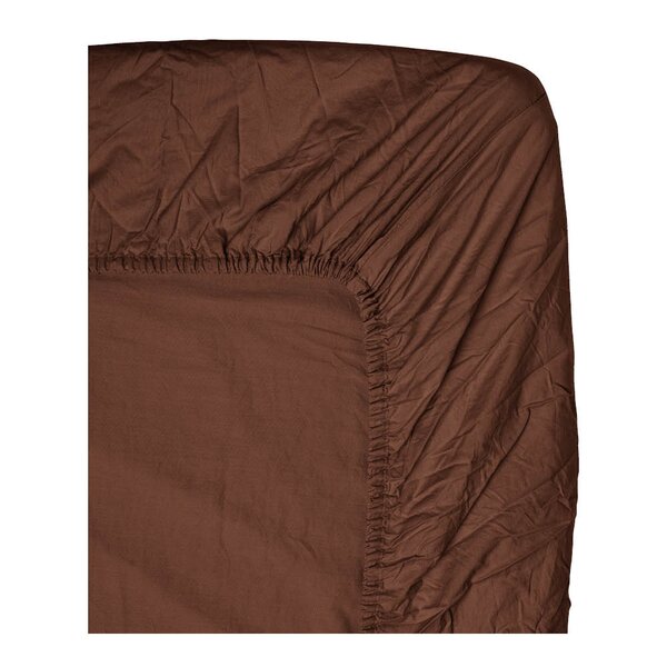 Midnatt Cortado stretchlaken 180x200 cm brun