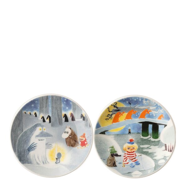 MoominArabia Mumin miniasjett 10,5 cm Vinternattsglød