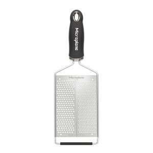 Microplane Gourmet Dual Blade rivjern dobbel fin/grov svart