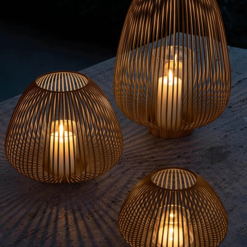 Blomus Lyva lanterne 26,5 cm beige