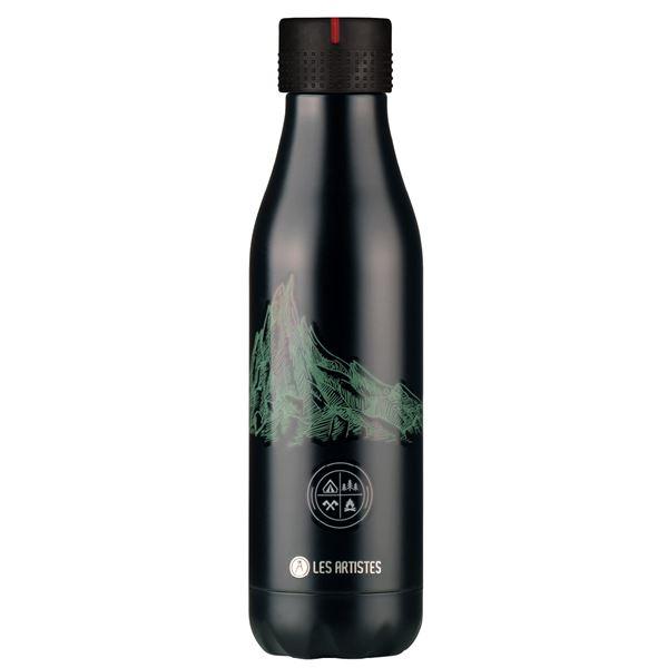 Les Artistes Bottle Up Design Design termoflaske 0,5L svart/grønn