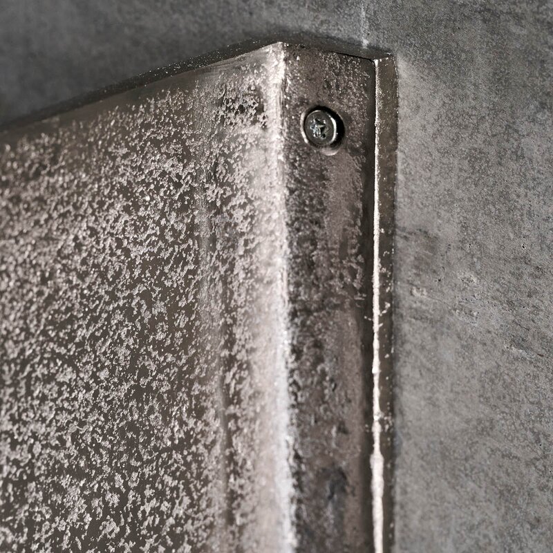 House Doctor Vegghylle Boxie i aluminium 50x18x50 cm sølvfarget finish