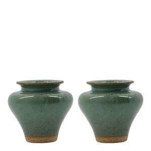 House Doctor Kolo vase 8,5x9,5 cm 2 stk grønn