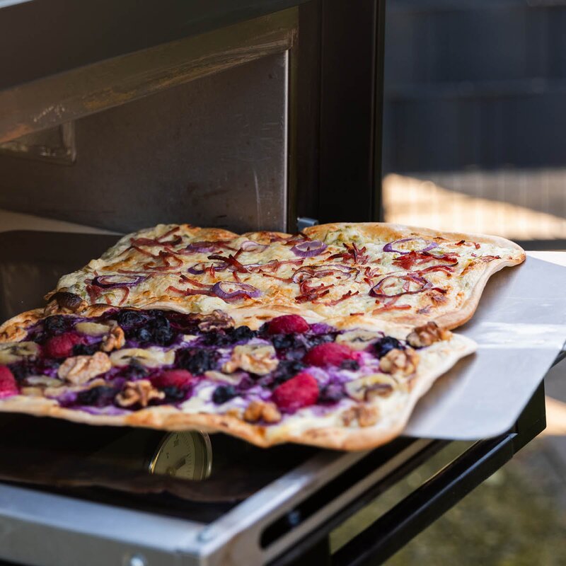 Grand Gourmet Pizzaovn multifunksjonovn utendørs svart