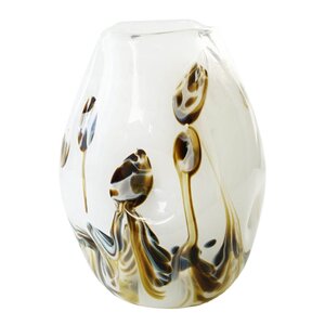 Magnor After Rain vase 28 cm hvit m/dekor
