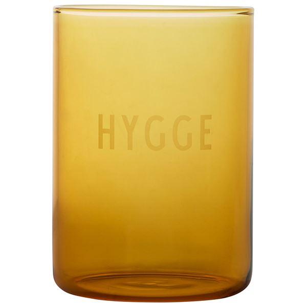 Design Letters Favourite glass 35 cl Hygge oransje
