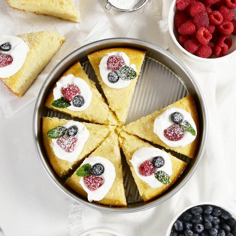 USA Pan Bakeform rund 23 cm aluminisert stål