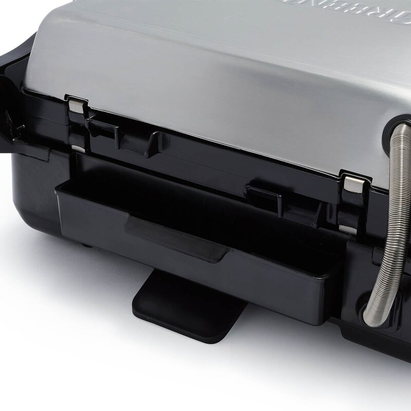 GreenPan Elite kontaktgrill blank svart