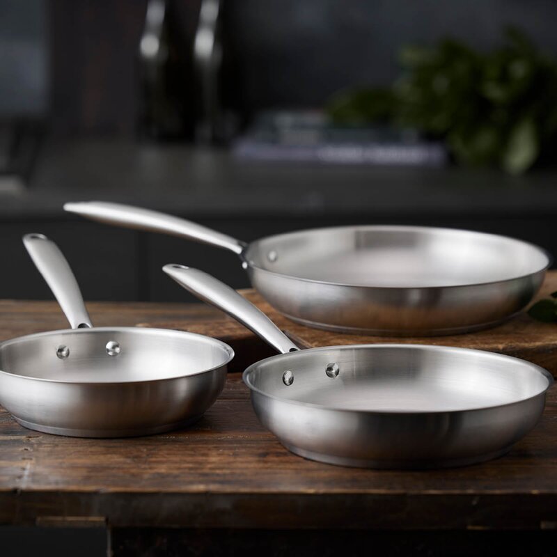 Pillivuyt Gourmet Roya stekepanne 28 cm rustfritt stål
