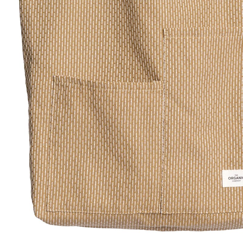 The Organic Company Piqué handlenett 30x35 cm khaki stone