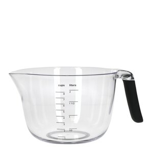 KitchenAid Core bakebolle/målebeger med håndtak 2L klar/svart