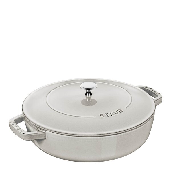 Staub Chistera sautépanne 28 cm 3,7L white truffle