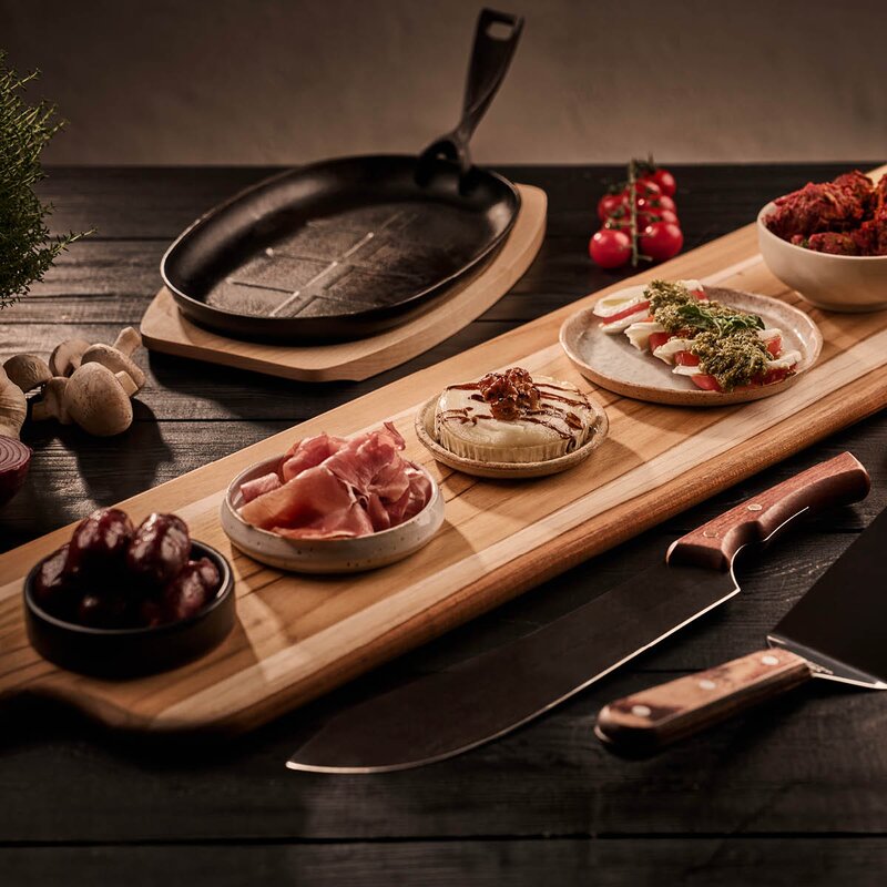 Tramontina BBQ by Hellstrøm støpejernspanne 18x27 cm svart