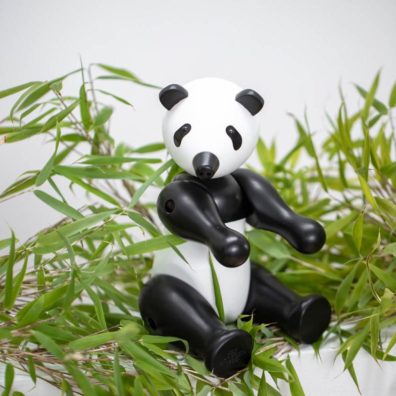 Kay Bojesen Denmark Panda WWF medium svart/hvit