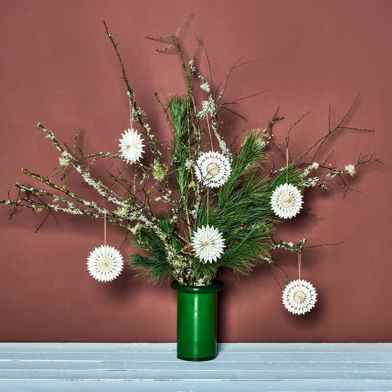 House Doctor Stelle julepynt 6 stk off-white