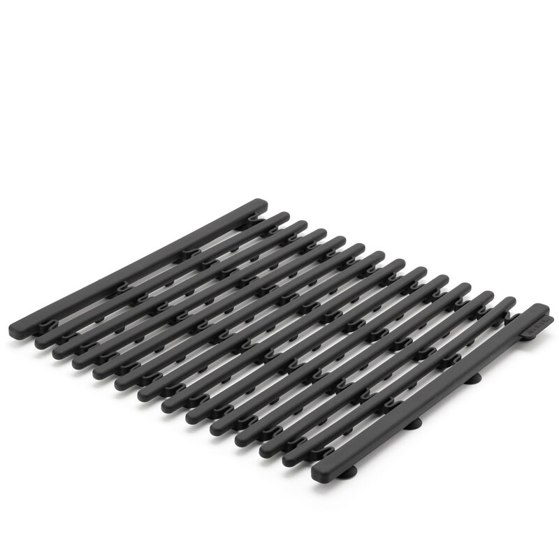 Brabantia SinkSide oppvaskmatte silikon 30x30 cm mørk grå