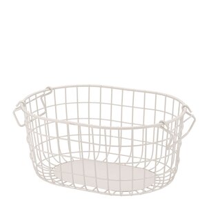 Blomus Kago lagringskurv 37x27x17 cm rund beige