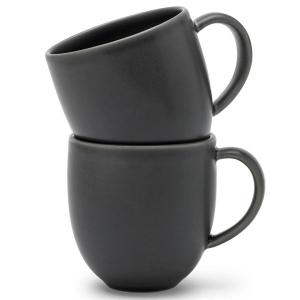 Knabstrup Keramik Tavola krus 2 stk 30 cl mørk grå 