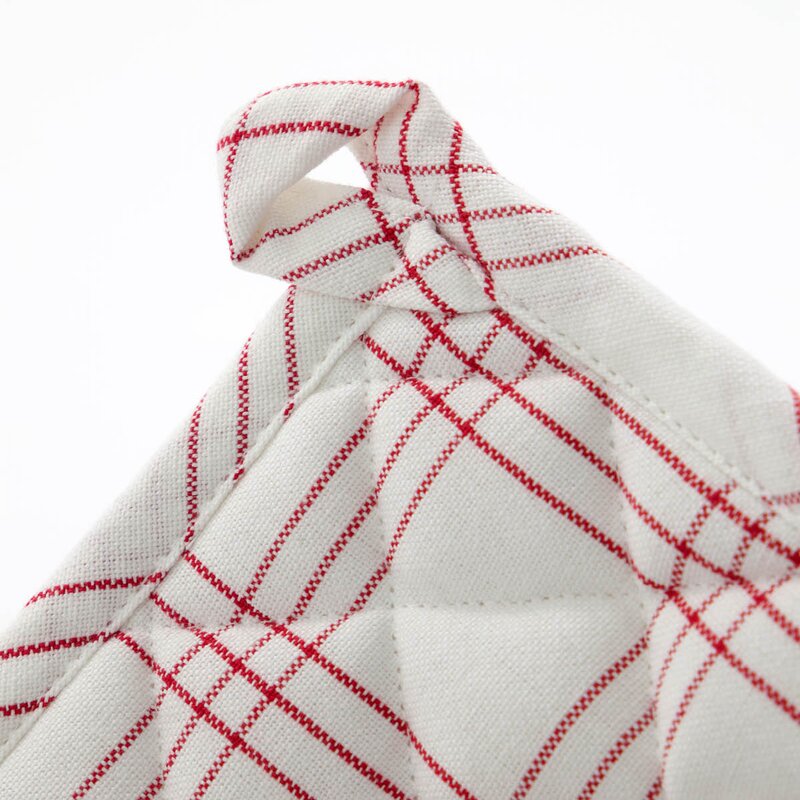 Nicolas Vahé Chef gryteklut 22,5x22,5 cm 2 stk rød/hvit