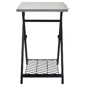 Ooni Foldebord sammenleggbart 90x58x72 cm svart/stål