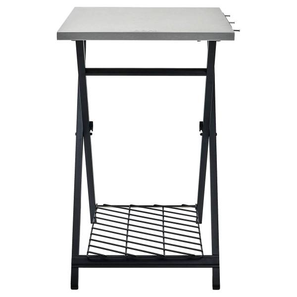 Ooni Sammenleggbart bord 90x58x72 cm stål/svart