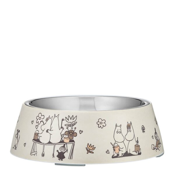 Muurla Mummi Pets matskål 32,5 cl beige