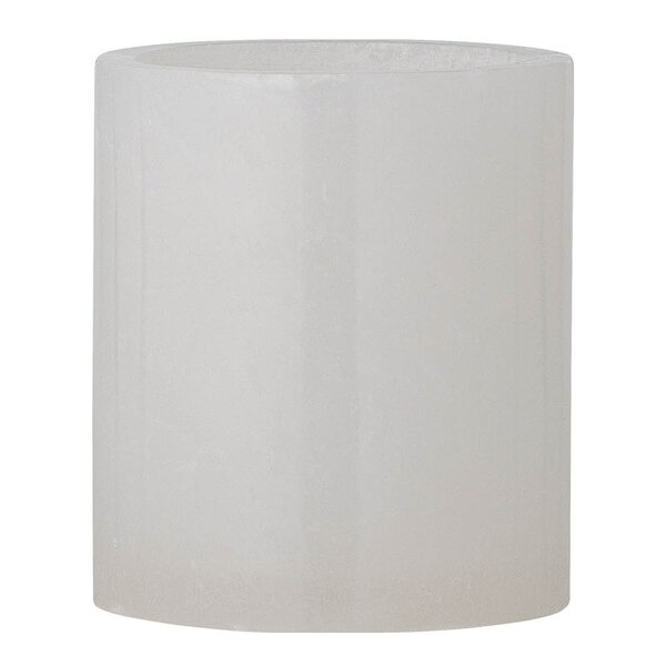 Bloomingville - Lyslykt Annebel 7,5x9 cm alabaster/hvit