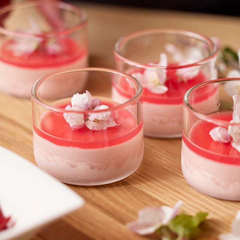 Blomsterbergs Dessertglass 6 cm 4 stk borosilikatglass