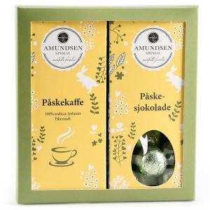 Amundsen Spesial Gavepose kaffe/sjokoladekuler gul