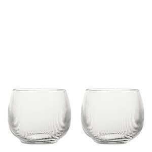 Sagaform Blanka vannglass 28 cl 2 stk klar