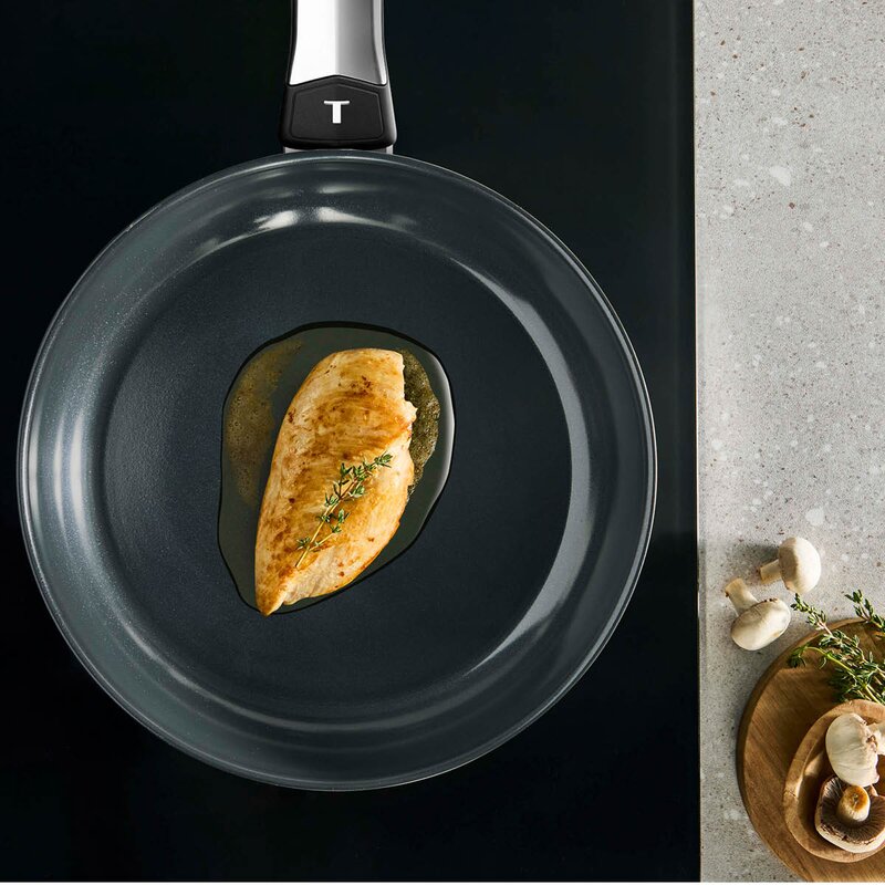 Tefal Emotion Plus Flavors SS stekepanne 28 cm keramisk