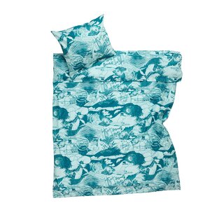 MoominArabia Mummi sengesett 140x200 cm Seiling grønn