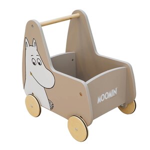 Barbo Toys Mummi gåvogn til barn 45x33 cm beige