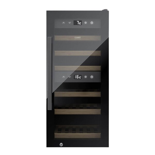 Caso WineExclusive vinskap 24 flasker svart