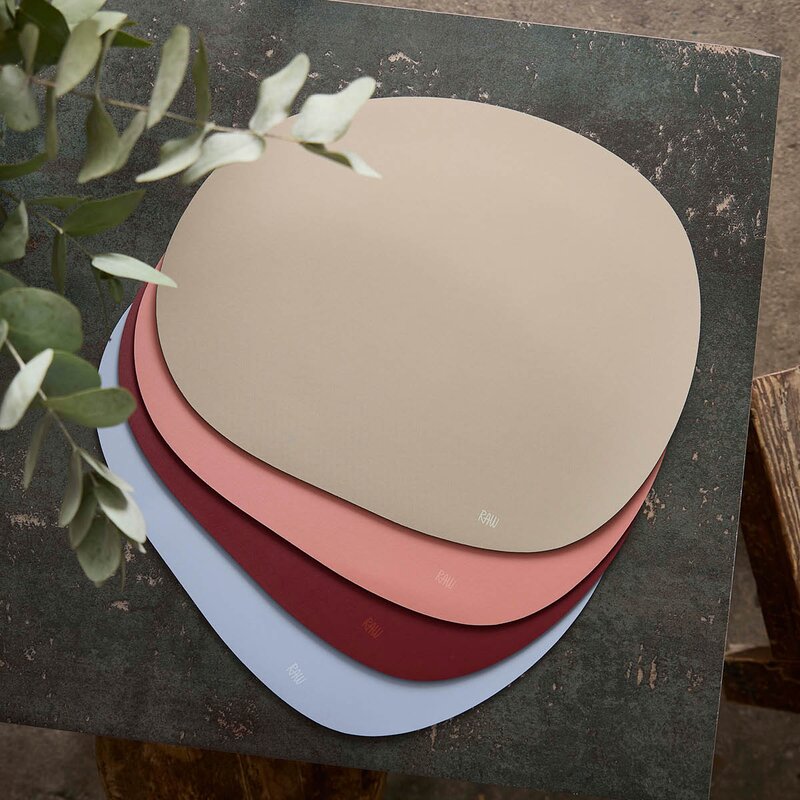 Aida RAW bordbrikke silikon 41x33,5 cm mellow clay