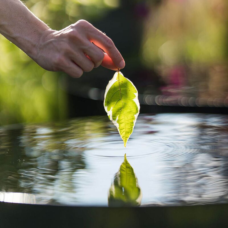 Espegard Vannspeil 70 cm svart