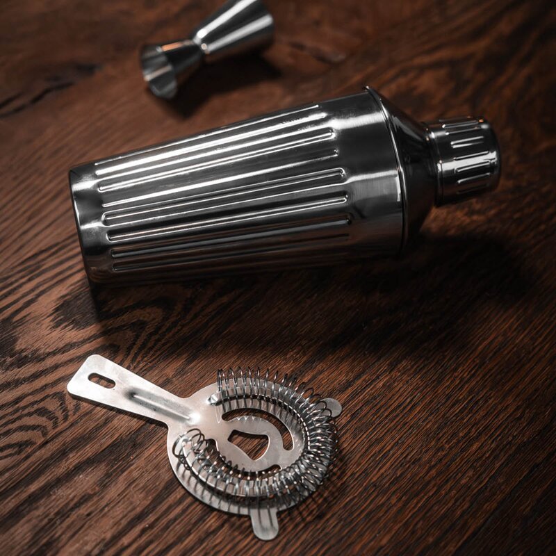 Vargen & Thor Glima barsett 3 deler 750 ml sølv