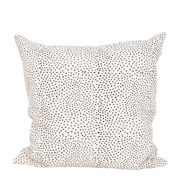 A World of Craft Fleck putetrekk 50x50 cm svart/offwhite