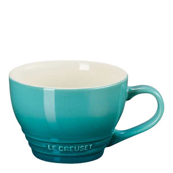 Le Creuset Jumbo kaffekopp 40 cl Bleu Riviera
