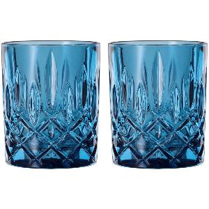 Nachtmann Noblesse whiskyglass 29,5 cl 2 stk vintage blue