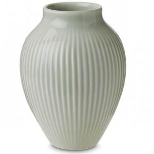 Knabstrup Keramik Vase riller 12,5 cm mint