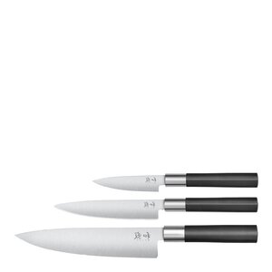 KAI Wasabi Black knivsett 3 deler 67S-300